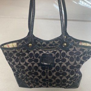 Coach Navy Handbag